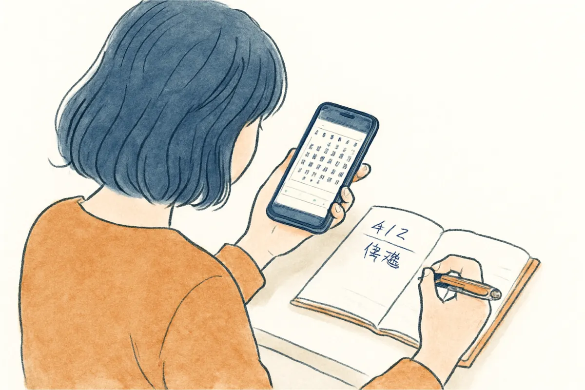 違和感を記録に変える手順