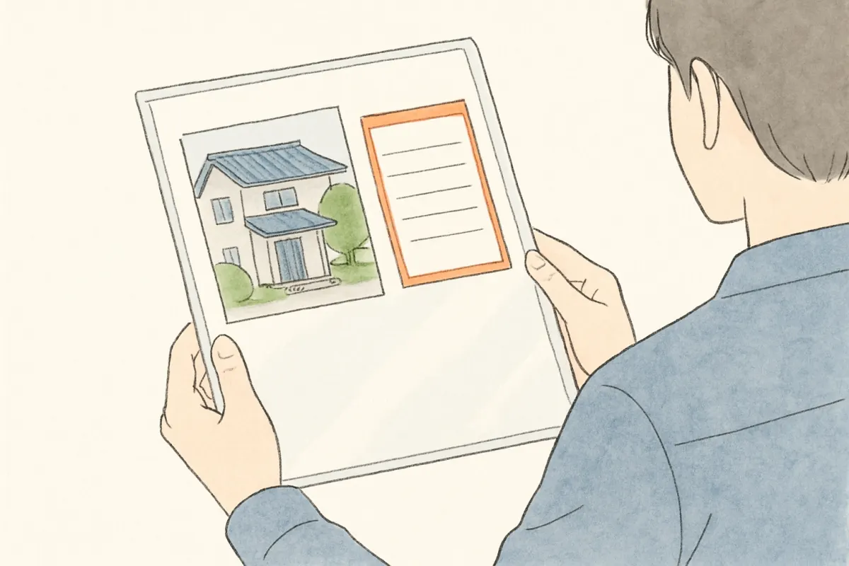 取れた証拠を活かすために整理する手元