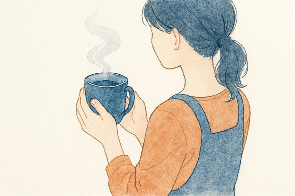 自分をいたわる小さな時間のイメージ