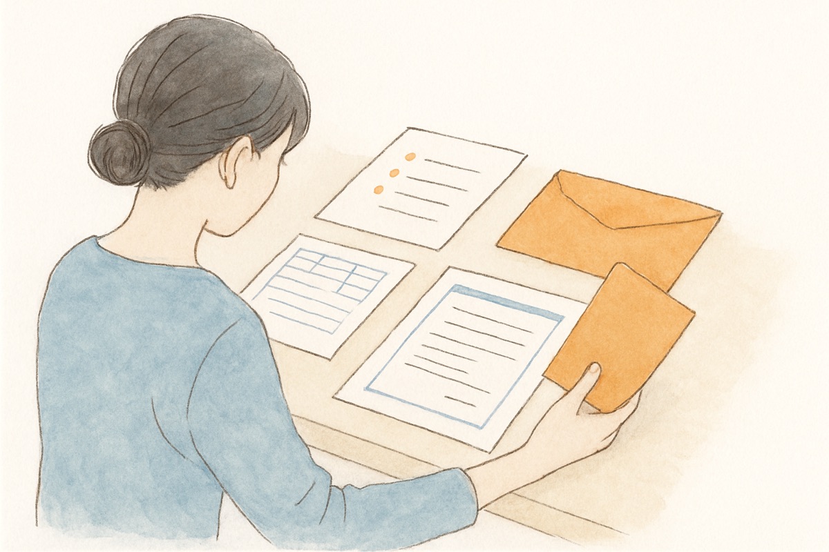 請求の前提となる証拠を整える様子