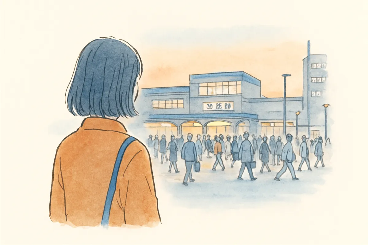 自分で夫の行動を確かめようとする女性のイメージ