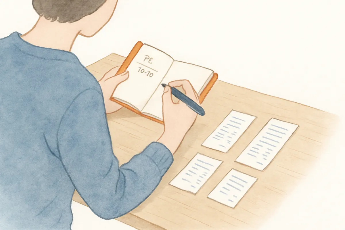 自分で安全にできる記録と観察を行う手元