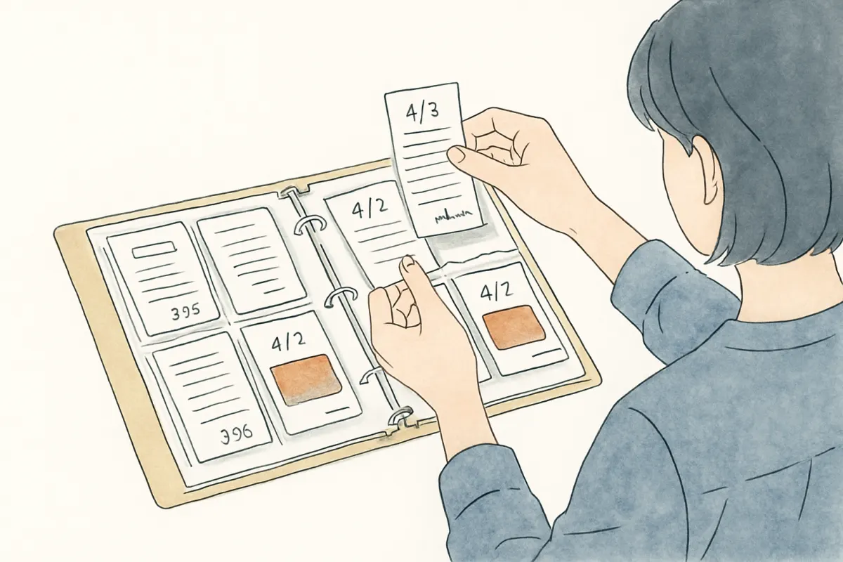 お金をかけず証拠を強くする準備の場面