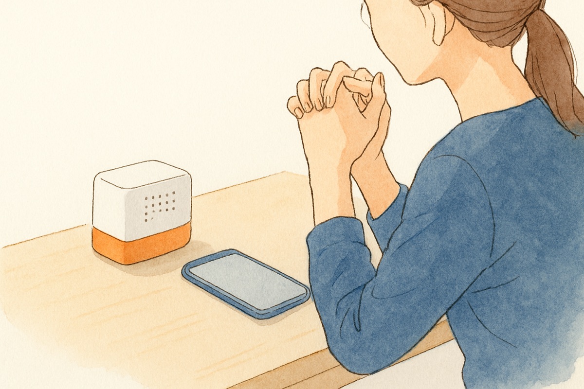 GPSでの自力調査をためらうイメージ