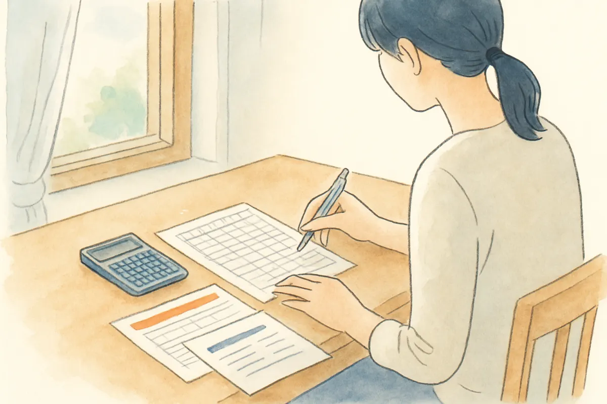 浮気以外の可能性も落ち着いて整理するイメージ