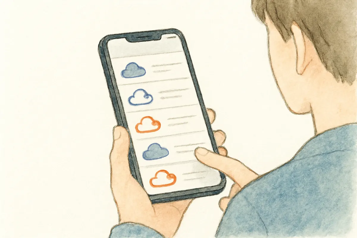 iCloudでわかる情報の範囲