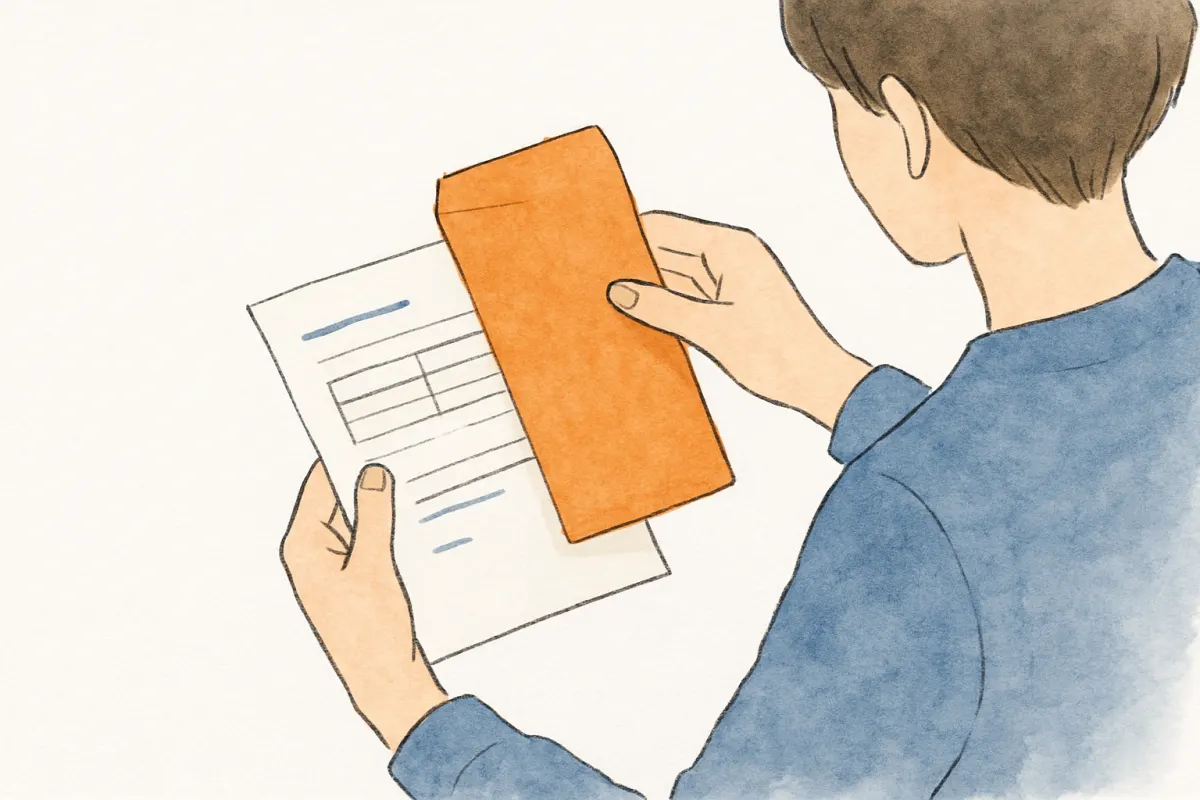 慰謝料請求のため相手を特定する手続きの手元