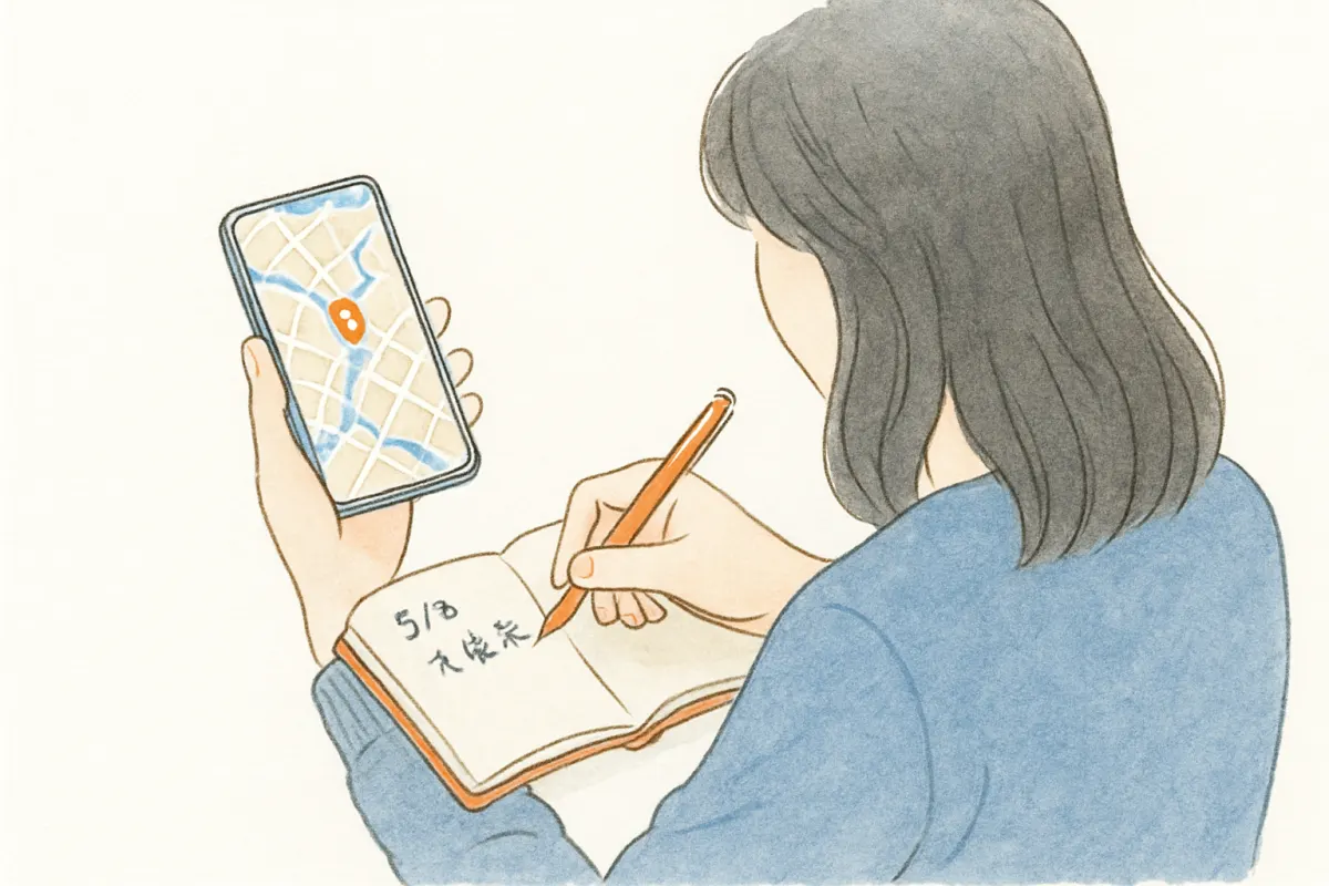 違和感を記録に変える手順