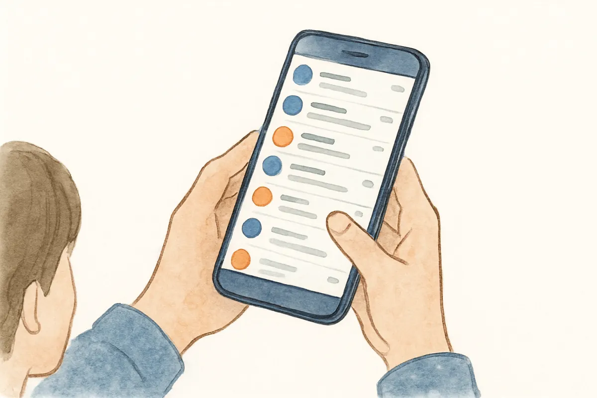 LINEでわかる情報の範囲