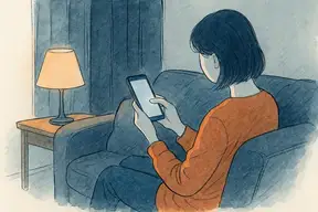 口コミを確認しながらノートに確認事項を書き出す手元