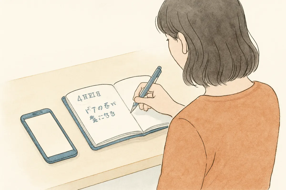 違和感を記録に変える手順