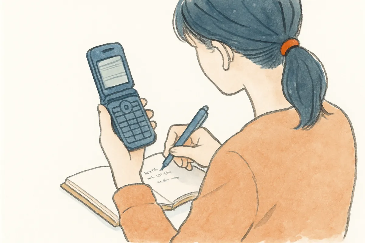 違和感を記録に変える手順