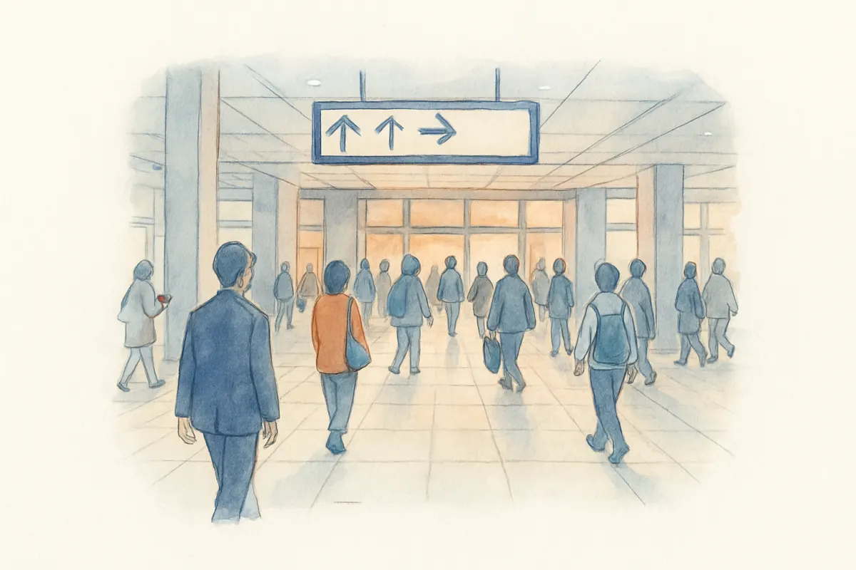多くの路線が乗り入れる大宮駅のイメージ
