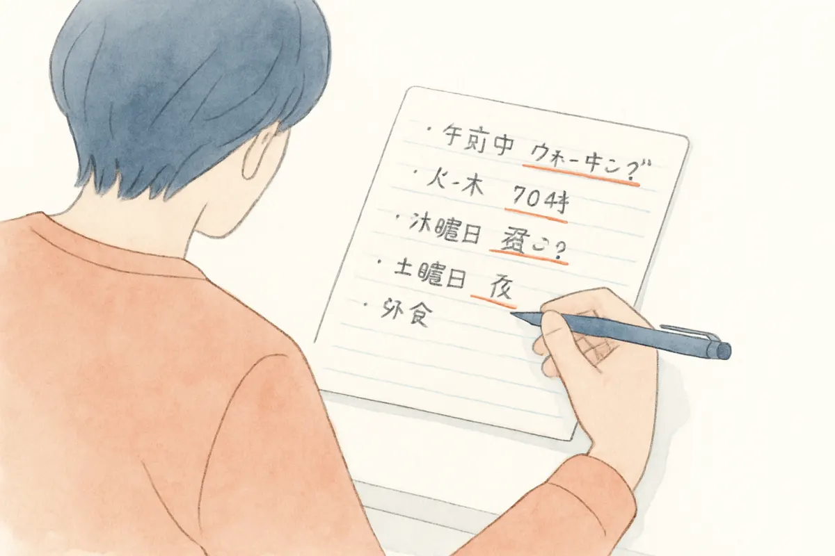 事前の情報整理で期間を短くする場面