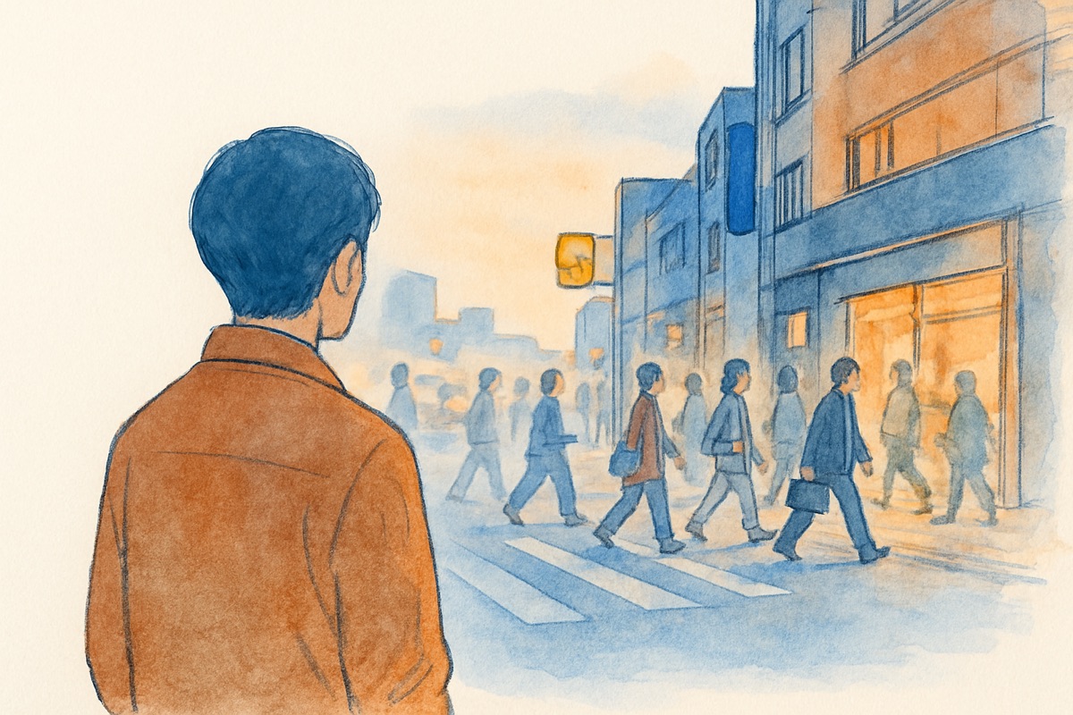 尾行・張り込みによる実地調査のイメージ