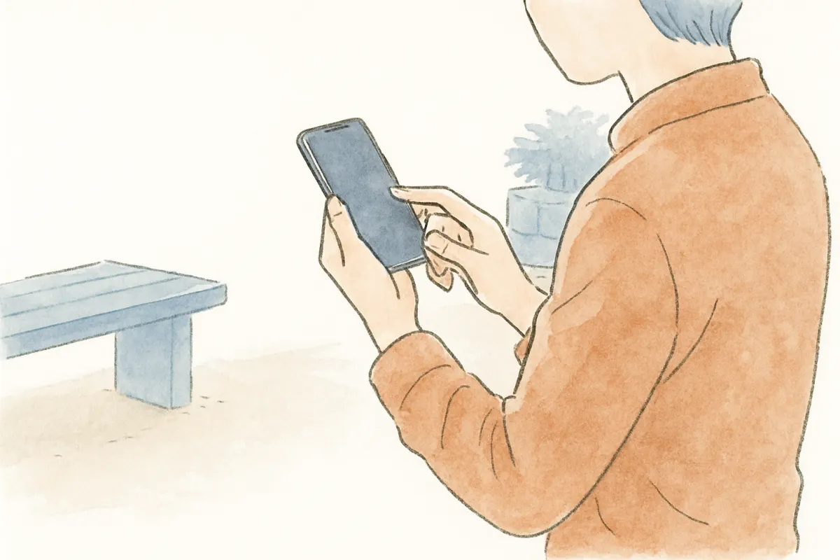 相談から依頼までをバレずに進める場面