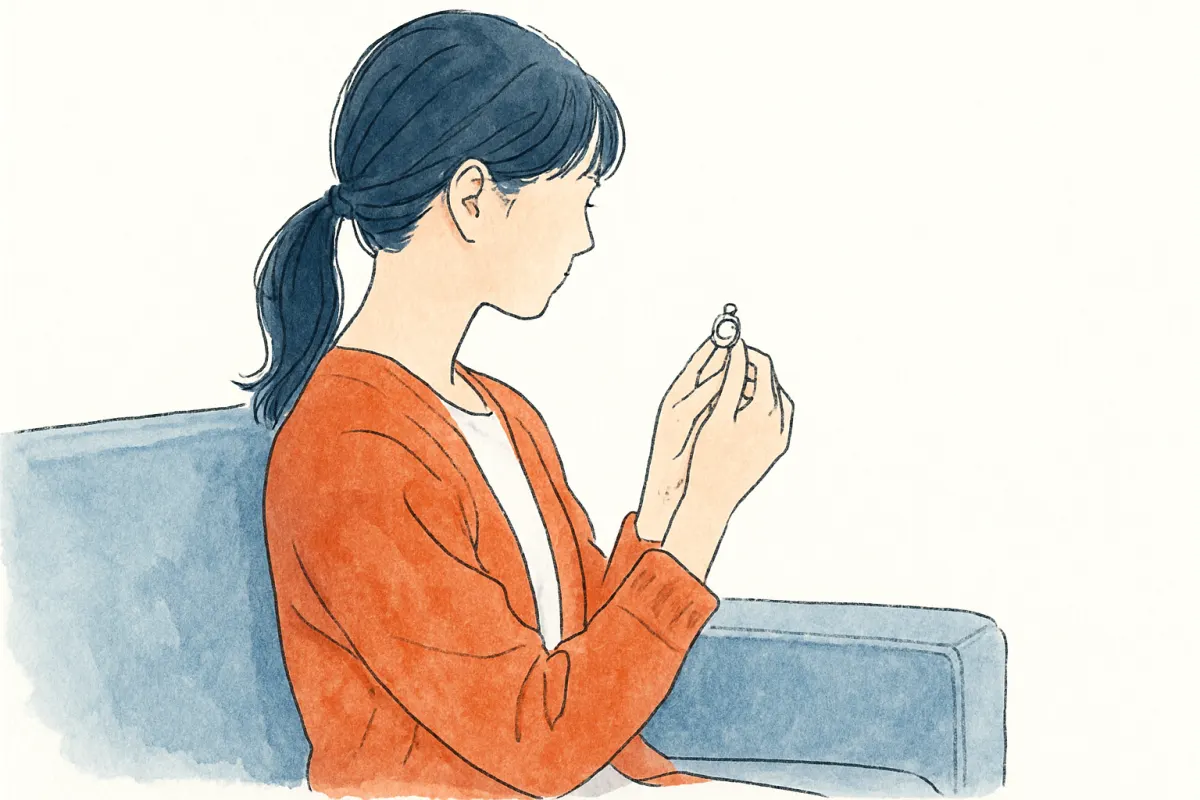 結婚前に相手のことを考える女性のイメージ