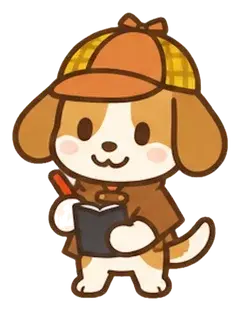 しらべごとイメージキャラクター たんていぬ